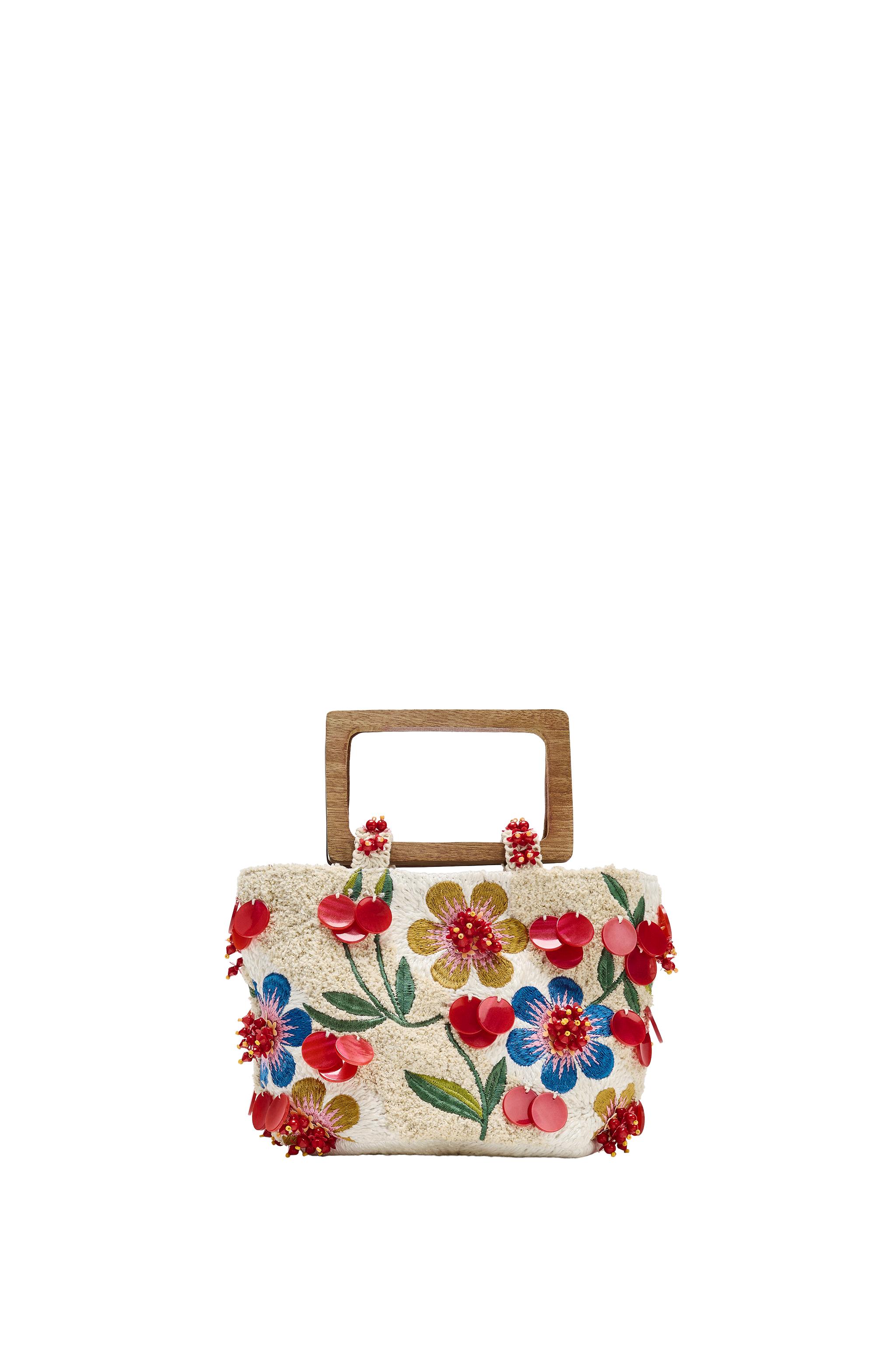 EMBROIDERED MINI HANDBAG - Multi-color | ZARA United States