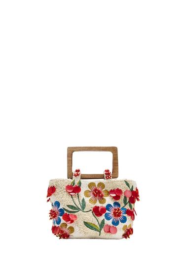 BOLSO MINI BORDADO - Multicolor de Zara
