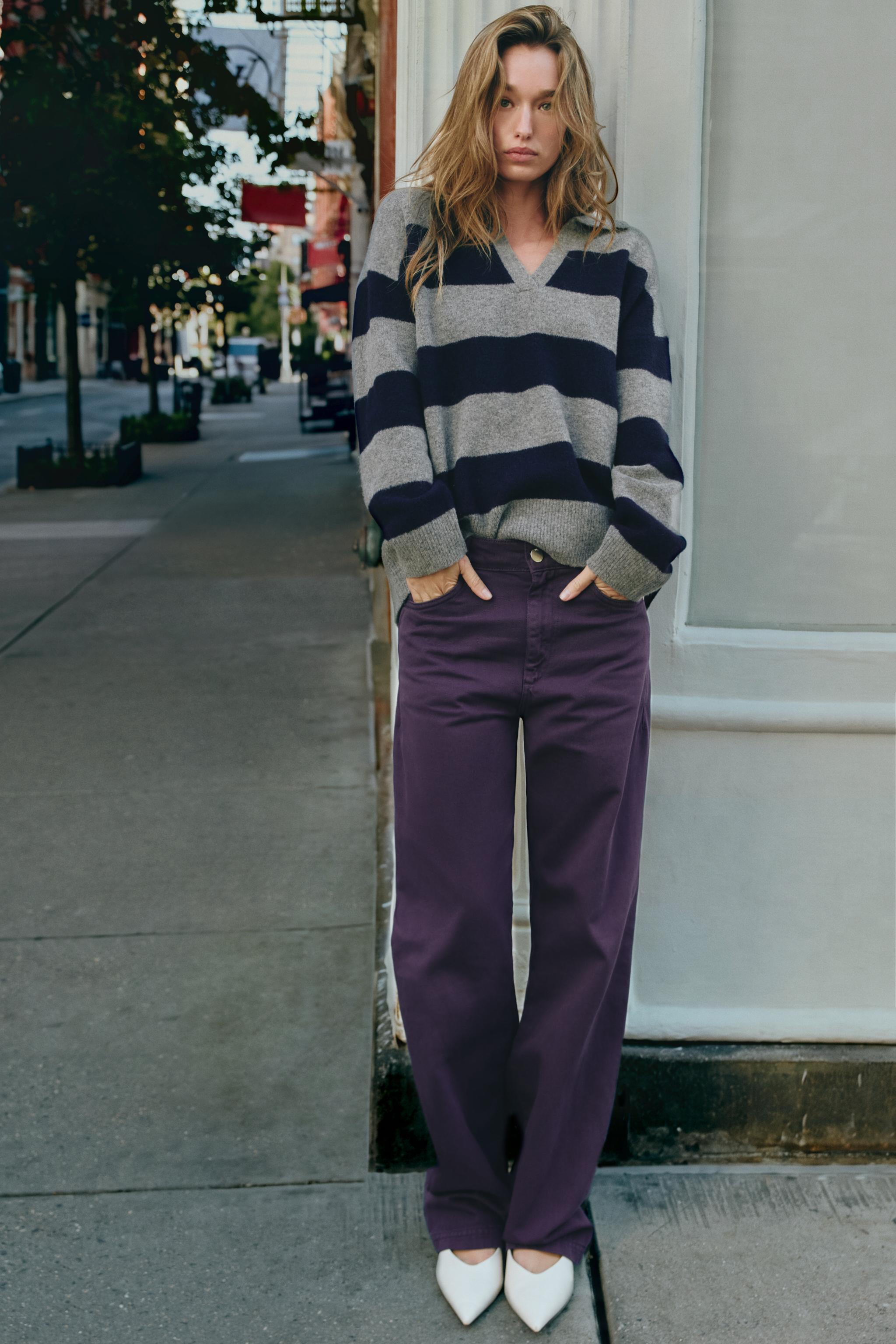 Striped Knit Sweater by Zara