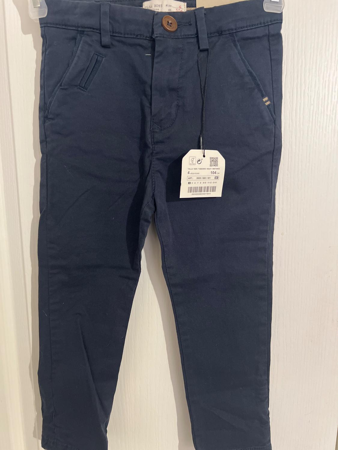 BASIC SLIM FIT CHINO PANTS - Image 3