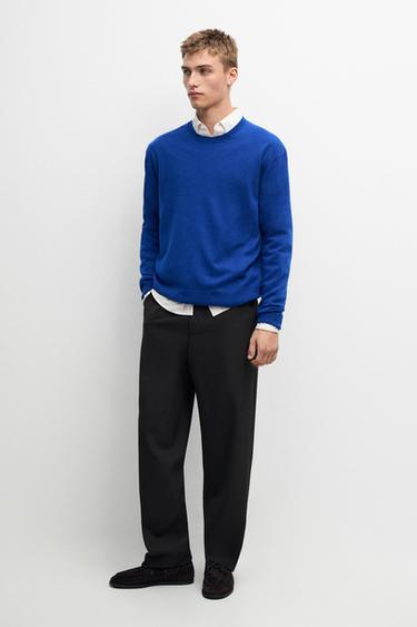 Pull en maille côtelée 100 % cachemire -  de Zara - Image 0