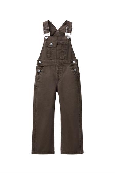 PETO LARGO DENIM - Marrón de Zara