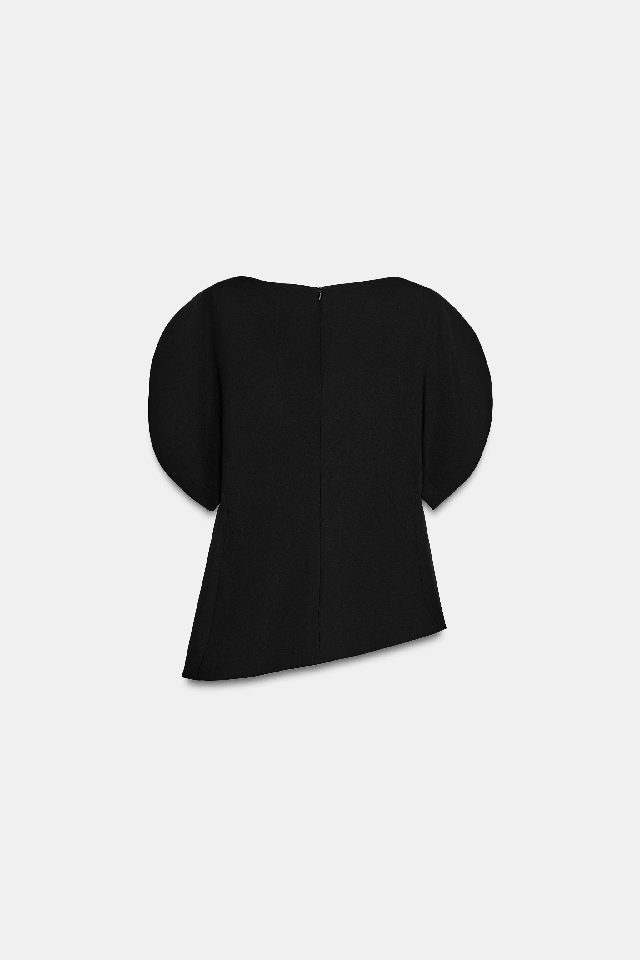 TOP À MANCHES BOUFFANTES ZW COLLECTION