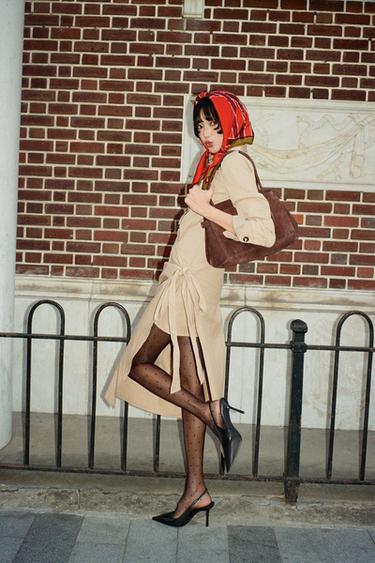 HIGH-HEEL SLINGBACK SHOES - Black by Zara