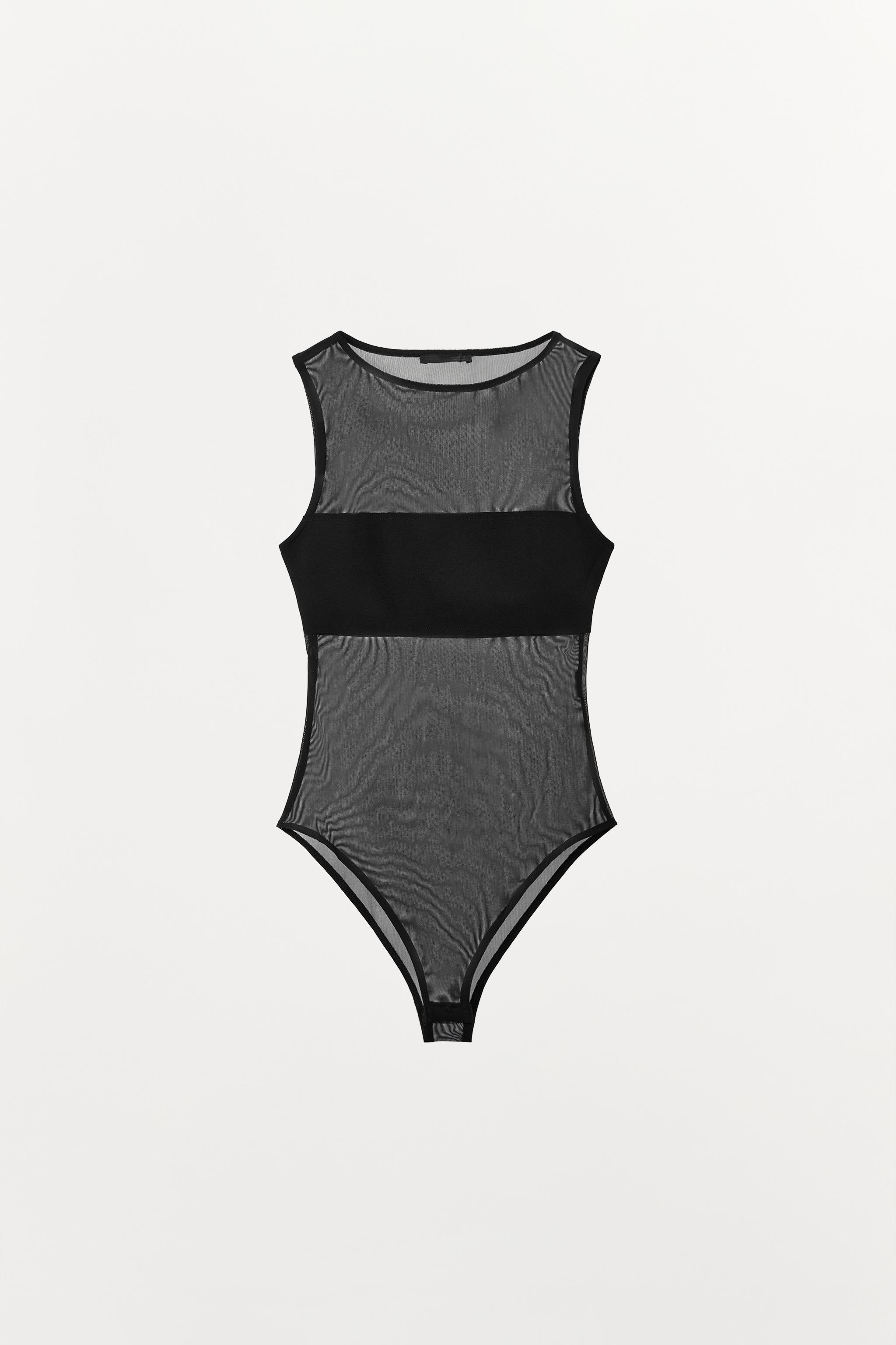 COMBINATION TULLE BODYSUIT