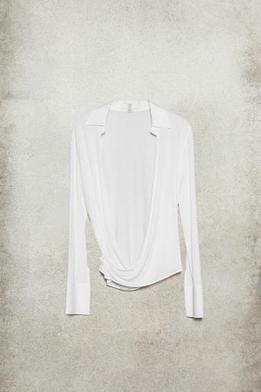 LUDOVIC DE SAINT SERNIN x ZARA 로브 셔츠 - Zara 화이트