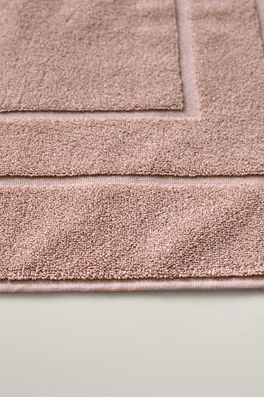 COTTON BATH MAT — Pale pink 2