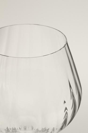 VERRE À VIN EFFET VAGUES BOHEMIA CRYSTAL - Transparent de Zara - Image 2