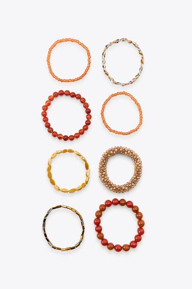 LOT DE BRACELETS ÉLASTIQUES - Multicolore de Zara - Image 2