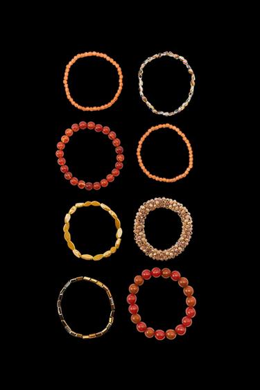 PACK OF ELASTIC BRACELETS - Multicoloured by Zara