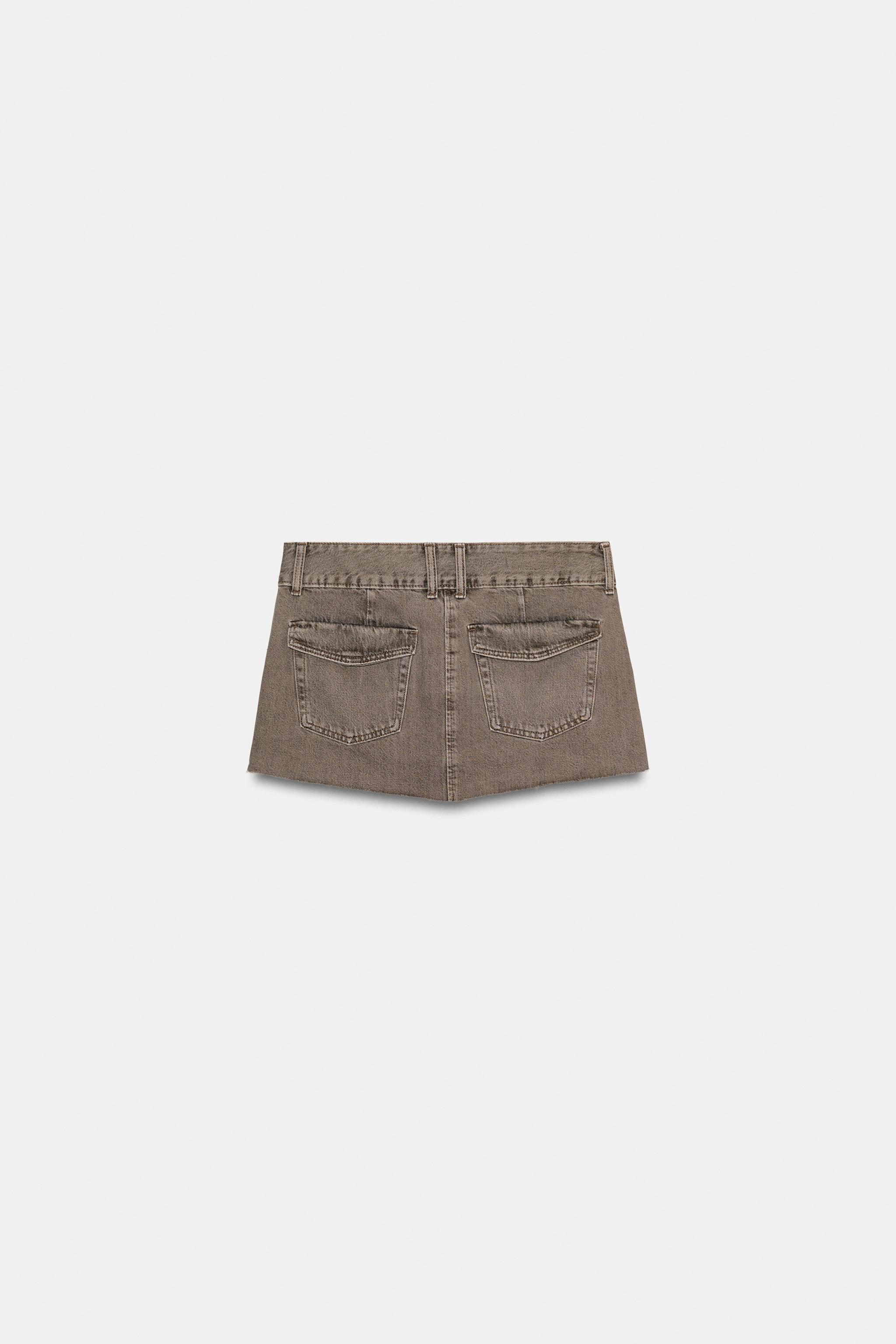 MINI JUPE EN DENIM TRF COULEUR