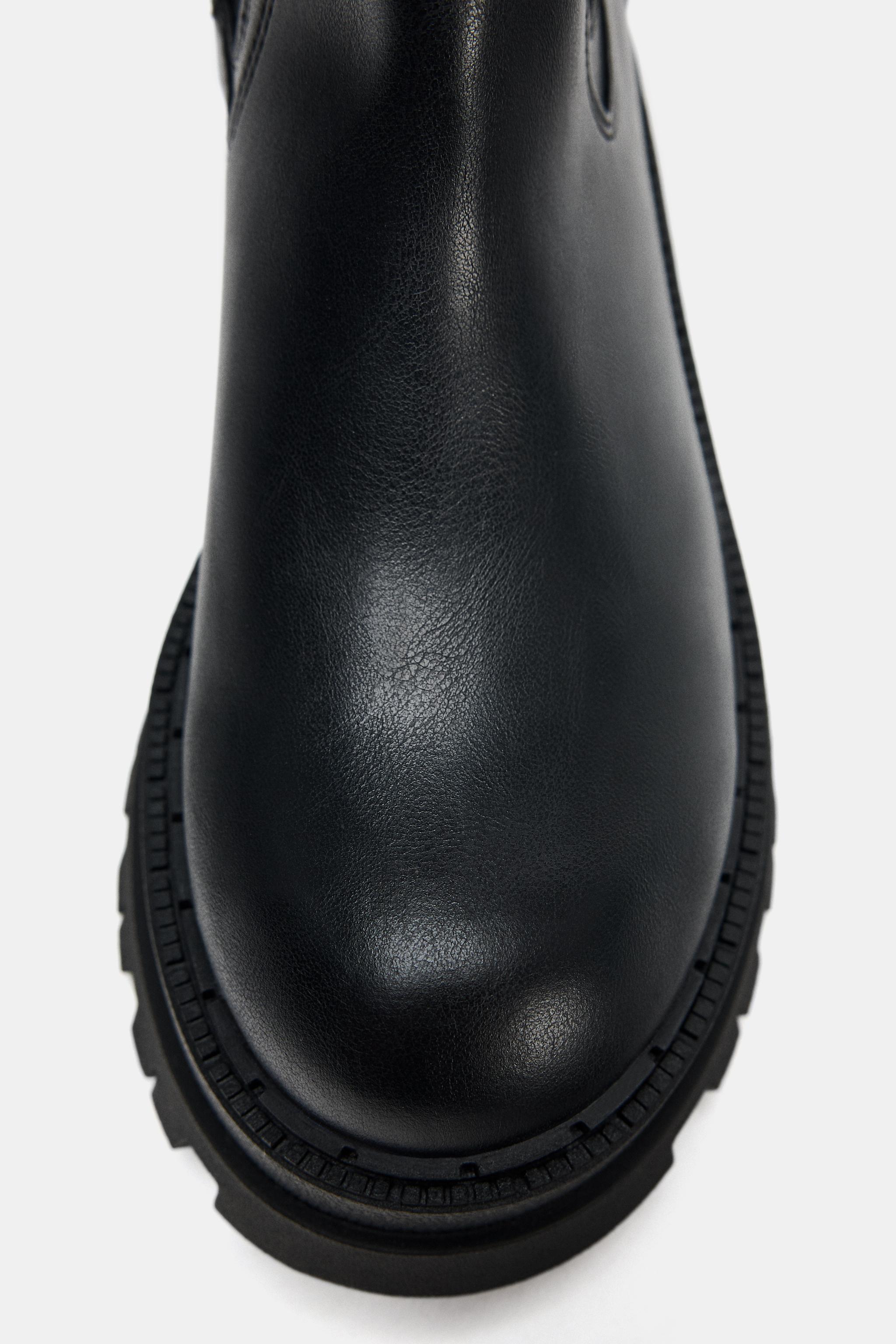 あ様 ANKLE BOOTS COM SOLADO TRATORADO - Preto | ZARA Brasil