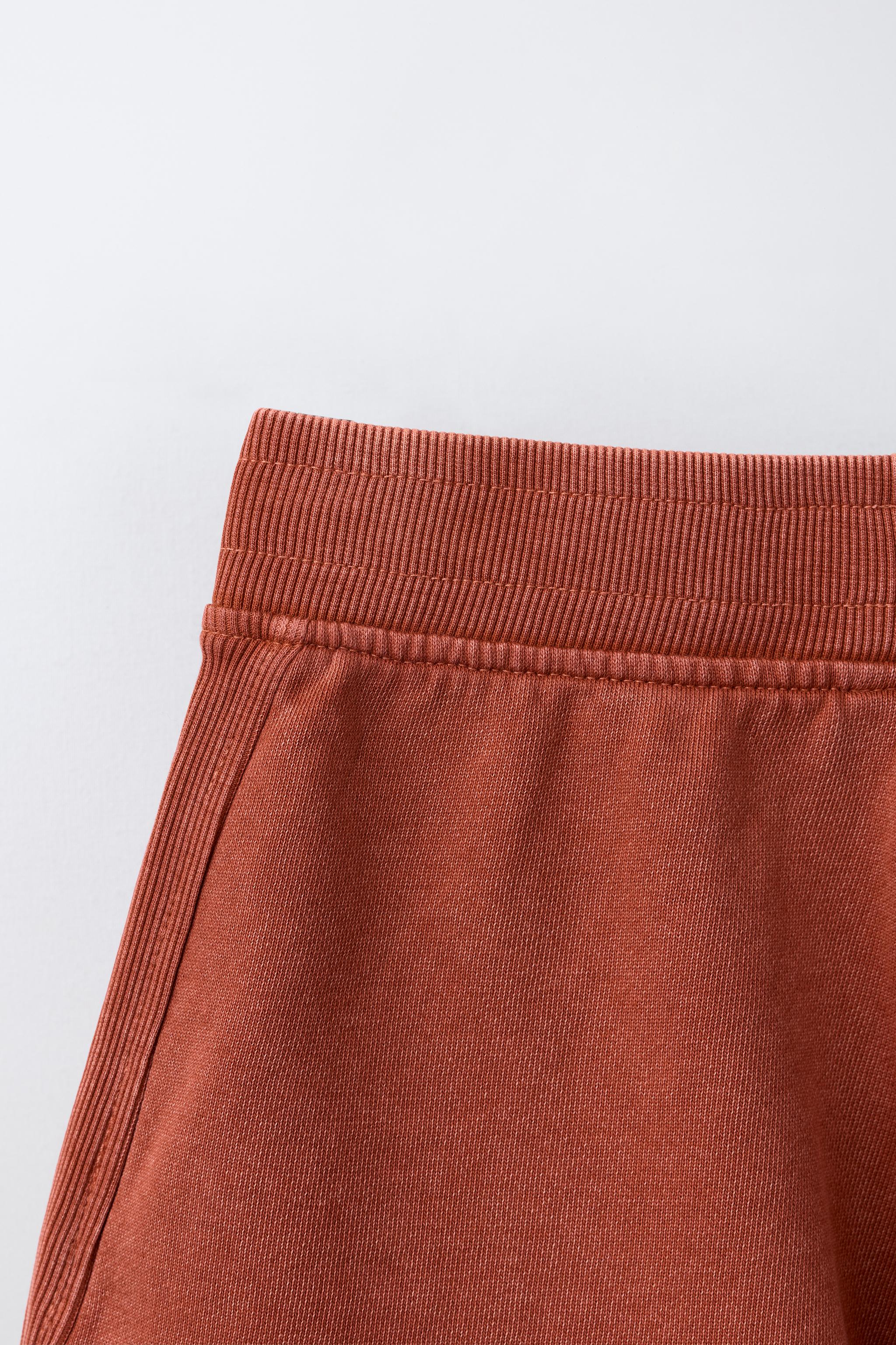 WASHED EFFECT JOGGING SHORTS
