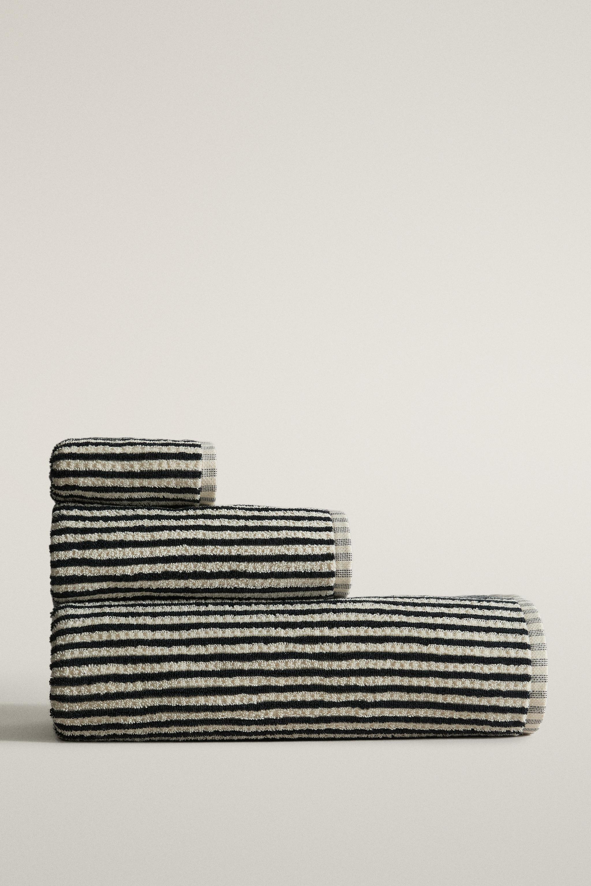 ZARA  バスタオル 3枚セット 70x140cm バスタオル Stripes | ZARA 日本