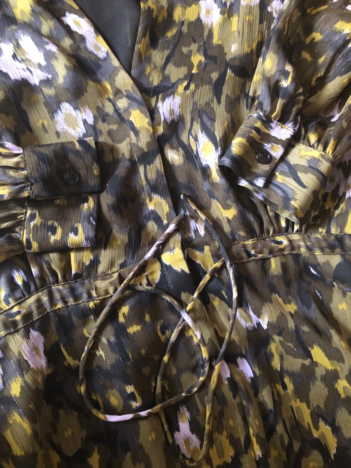 PRINTED MIDI DRESS - Image 3