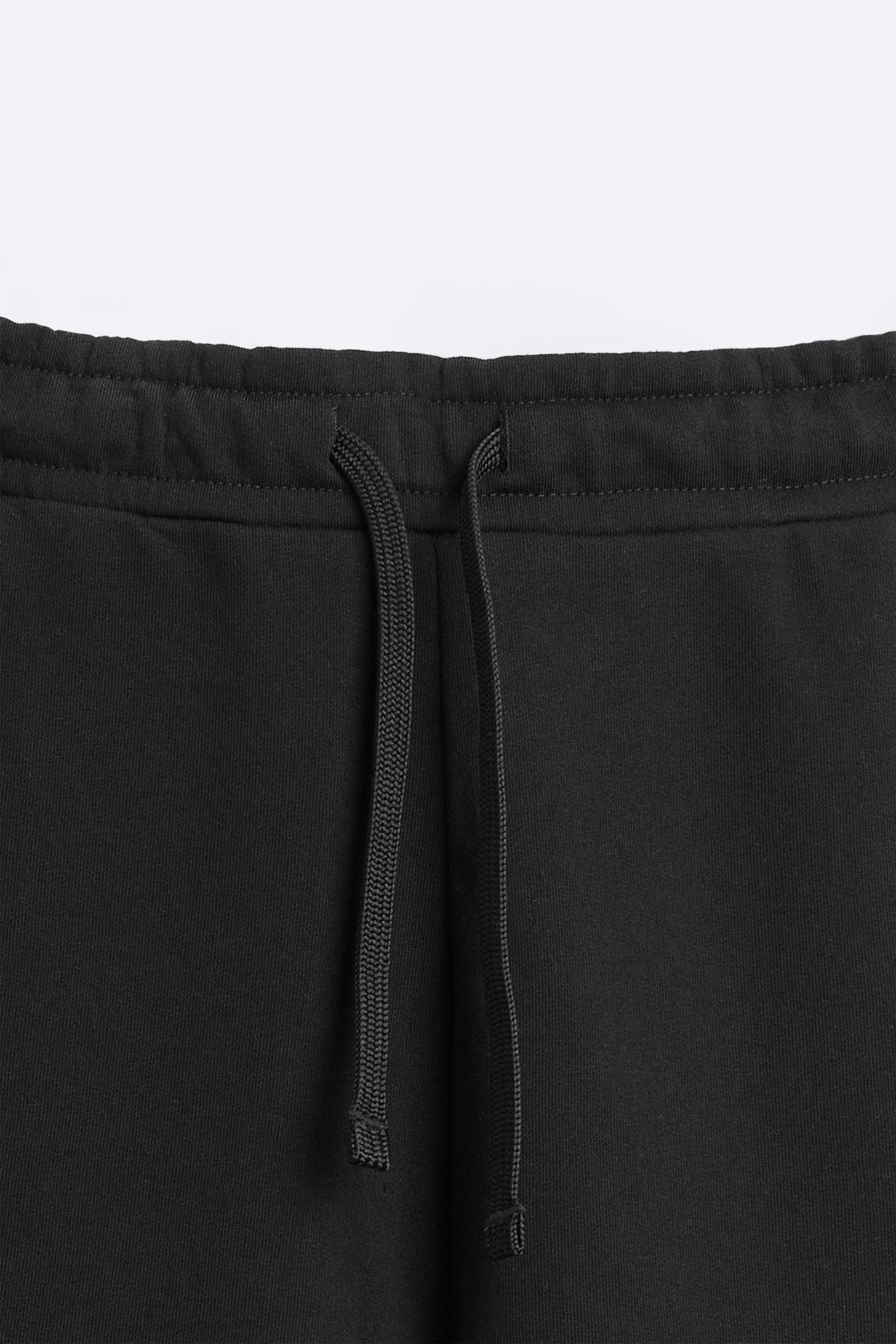 Black 2025 joggers zara