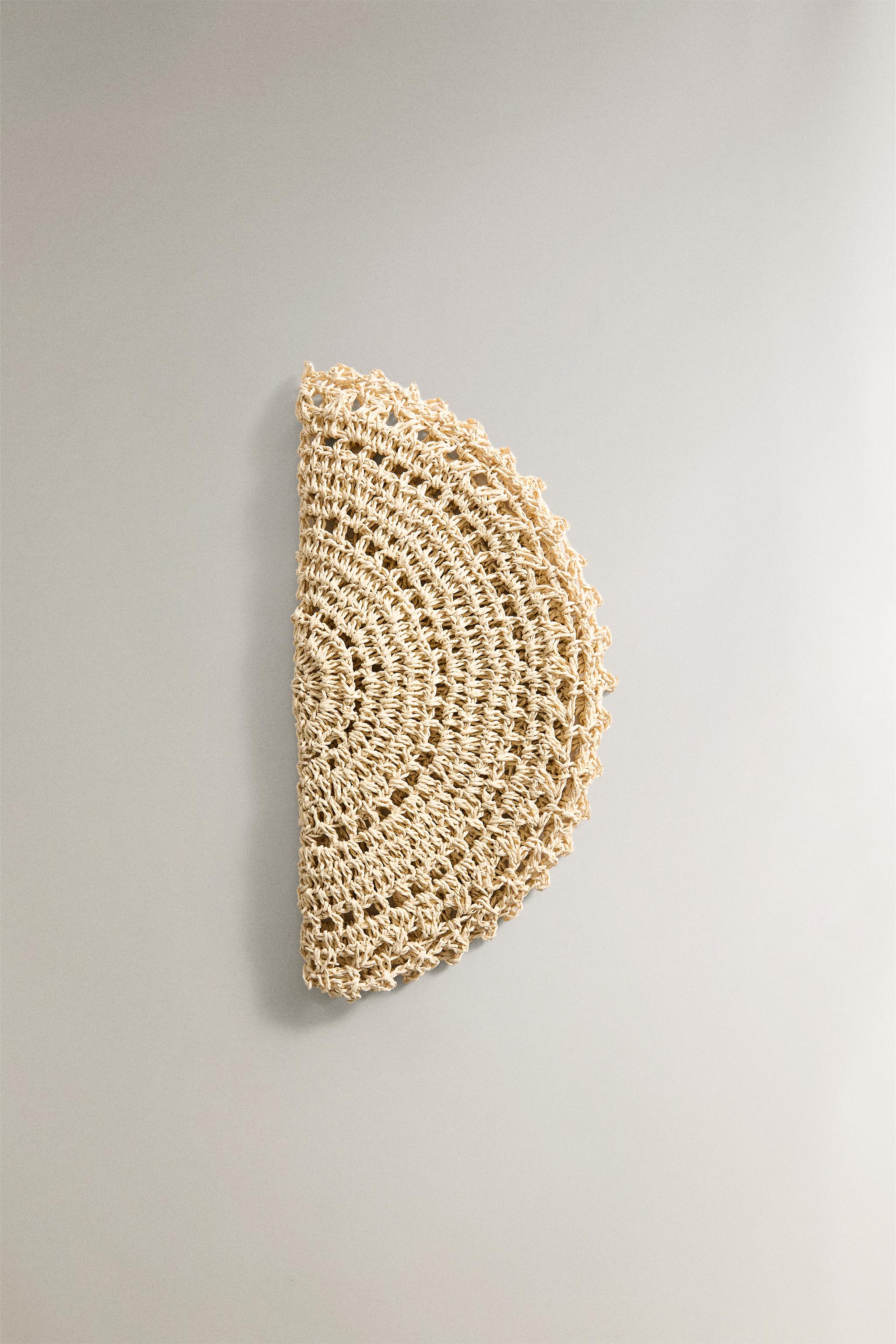 SET DE TABLE ROND CROCHET