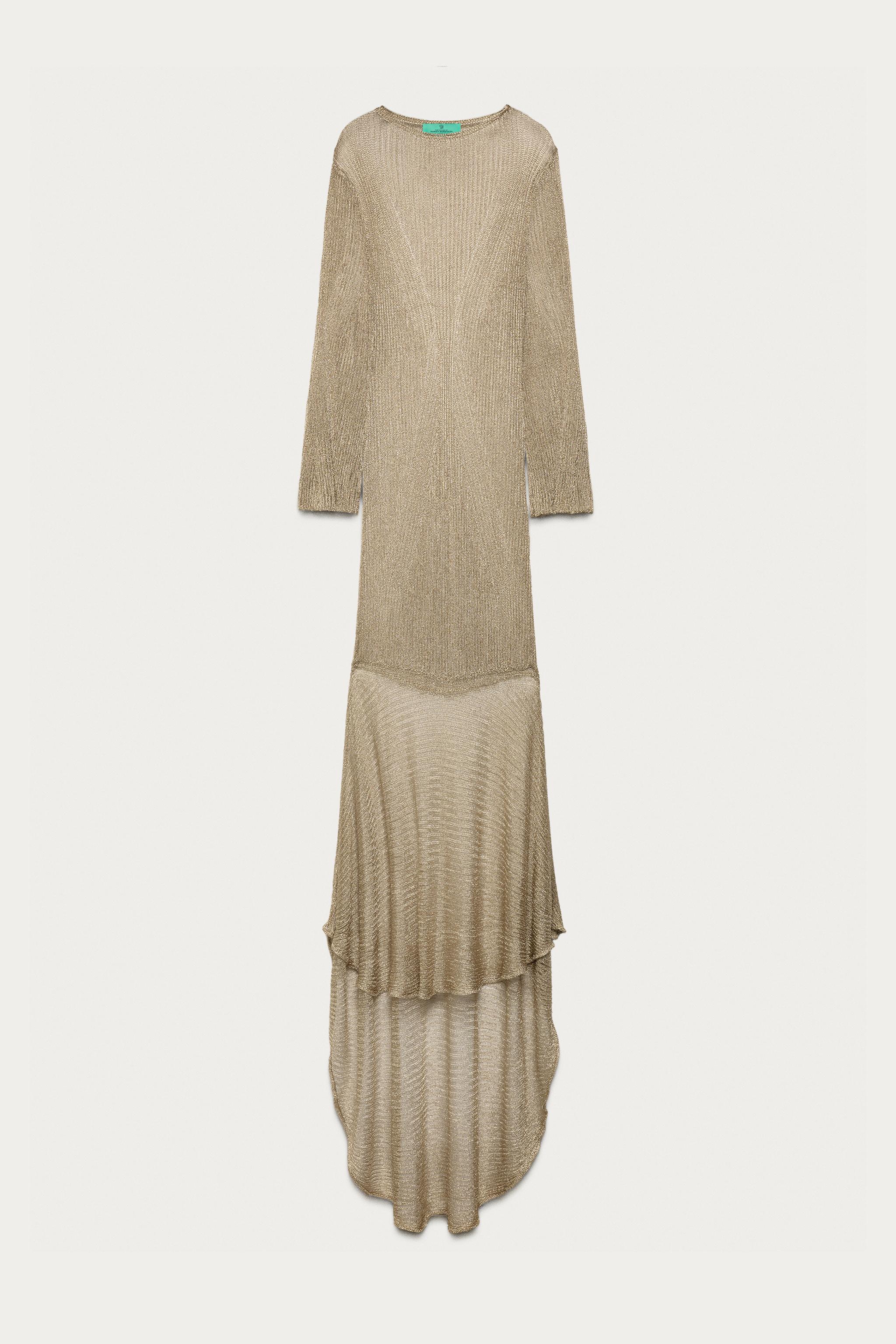 zara fall dresses SATIN EFFECT LACE DRESS ZW COLLECTION - Mink Just a gurl enjoying life