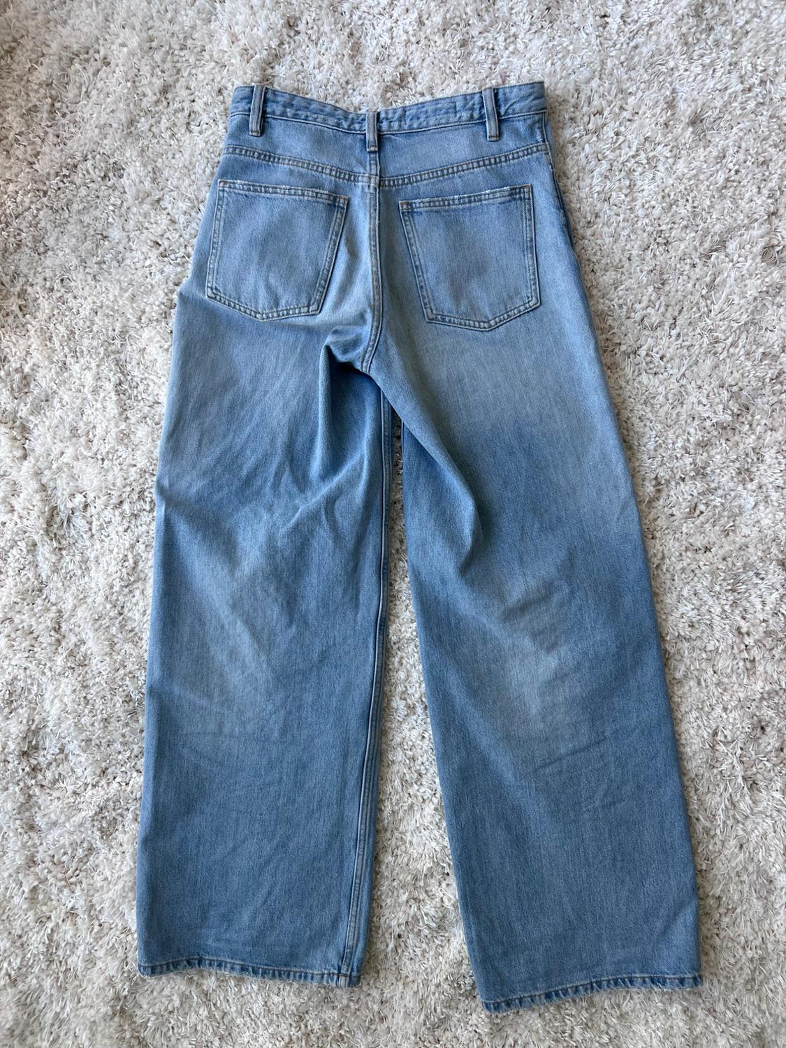 TRF HIGHWAIST WIDE LEG CROSSOVER JEANS - Image 2