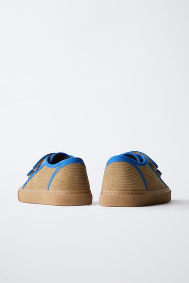 CORDUROY SNEAKERS - Blue by Zara - Image 6