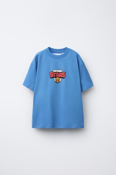 BRAWL STARS © SUPERCELL OY T-SHIRT WITH RAISED DETAIL - Blue by Zara - Image 0