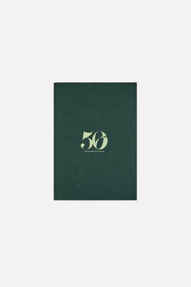 Zara ZARA LARGE 50TH ANNIVERSARY NOTEBOOK - Green - Image 0