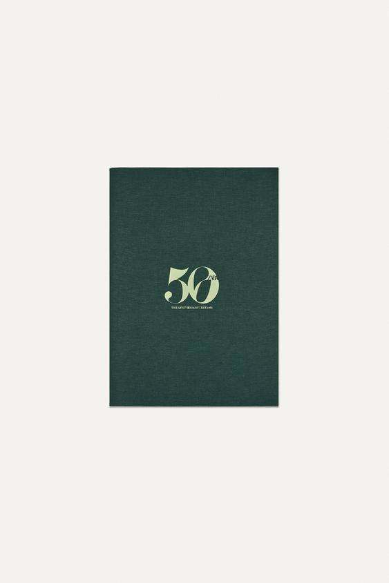 ZARA LARGE 50TH ANNIVERSARY NOTEBOOK
