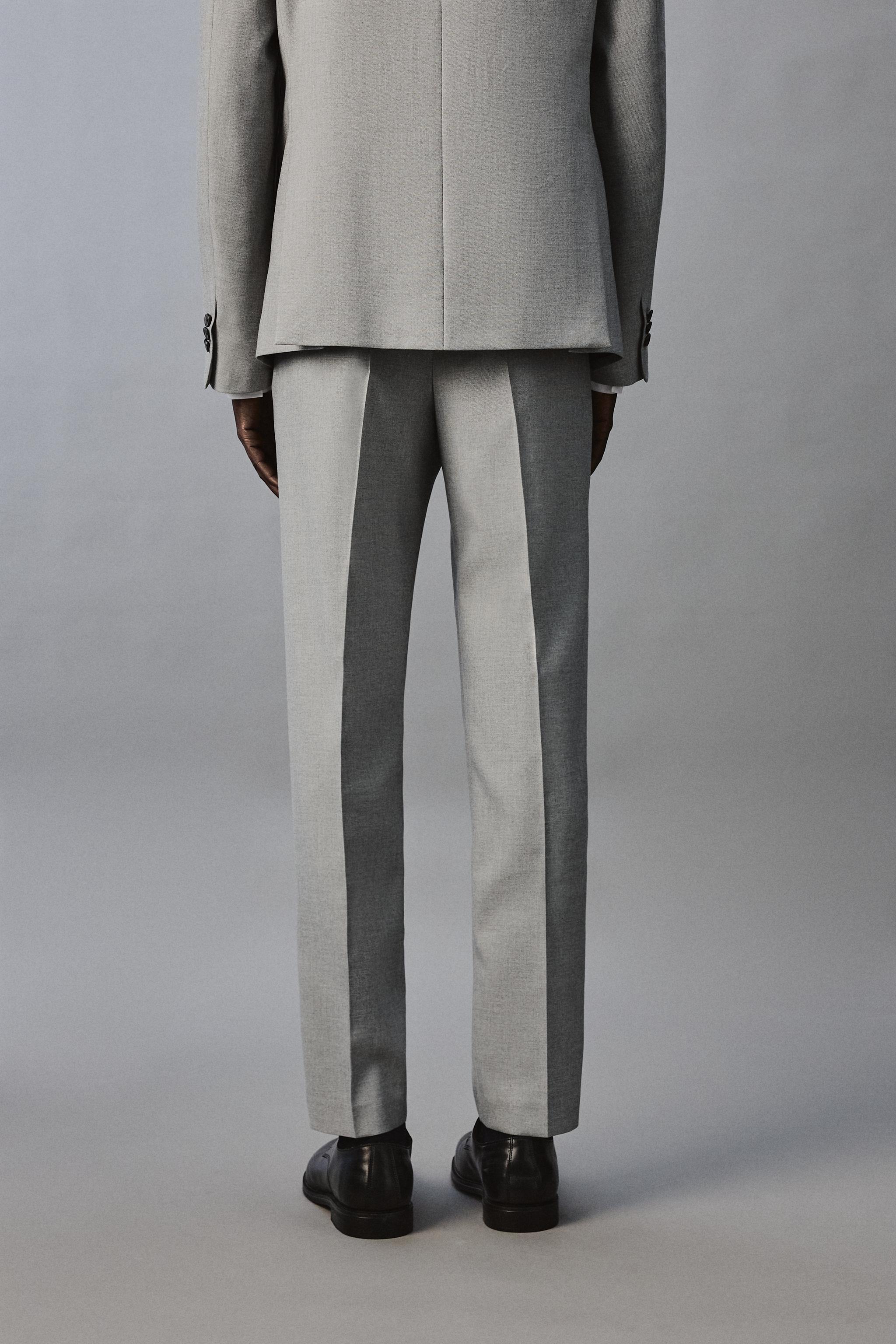STRETCH SUIT PANTS - Gray | ZARA Canada