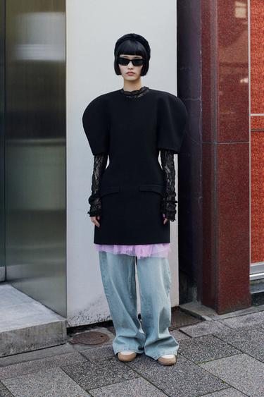 ZW COLLECTION SHORT DRESS - Black by Zara