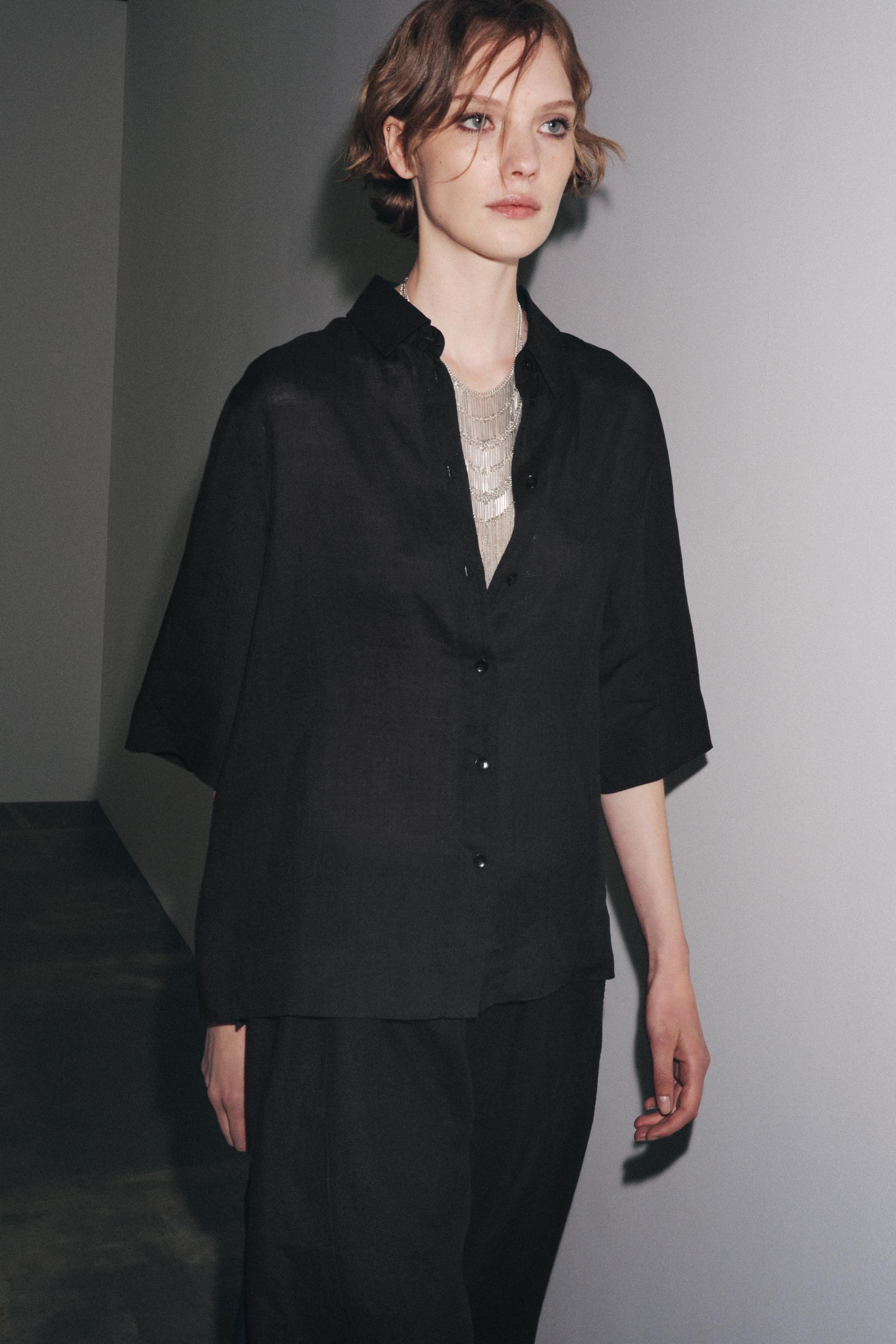 ZARA - ラミラミ RAMIE SHIRT ZW COLLECTION - White | ZARA United States