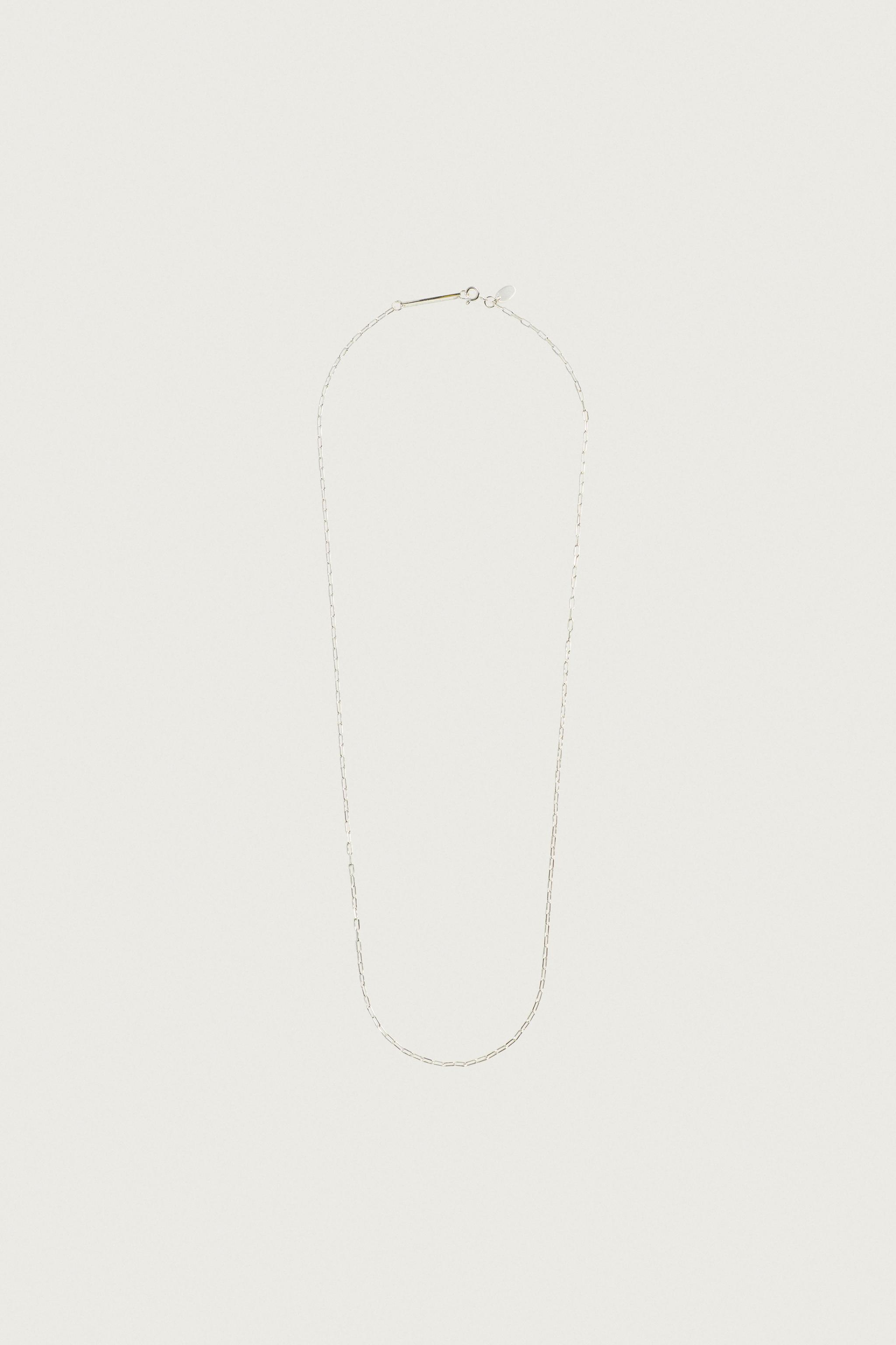 STAINLESS STEEL LINK CHAIN — Silver