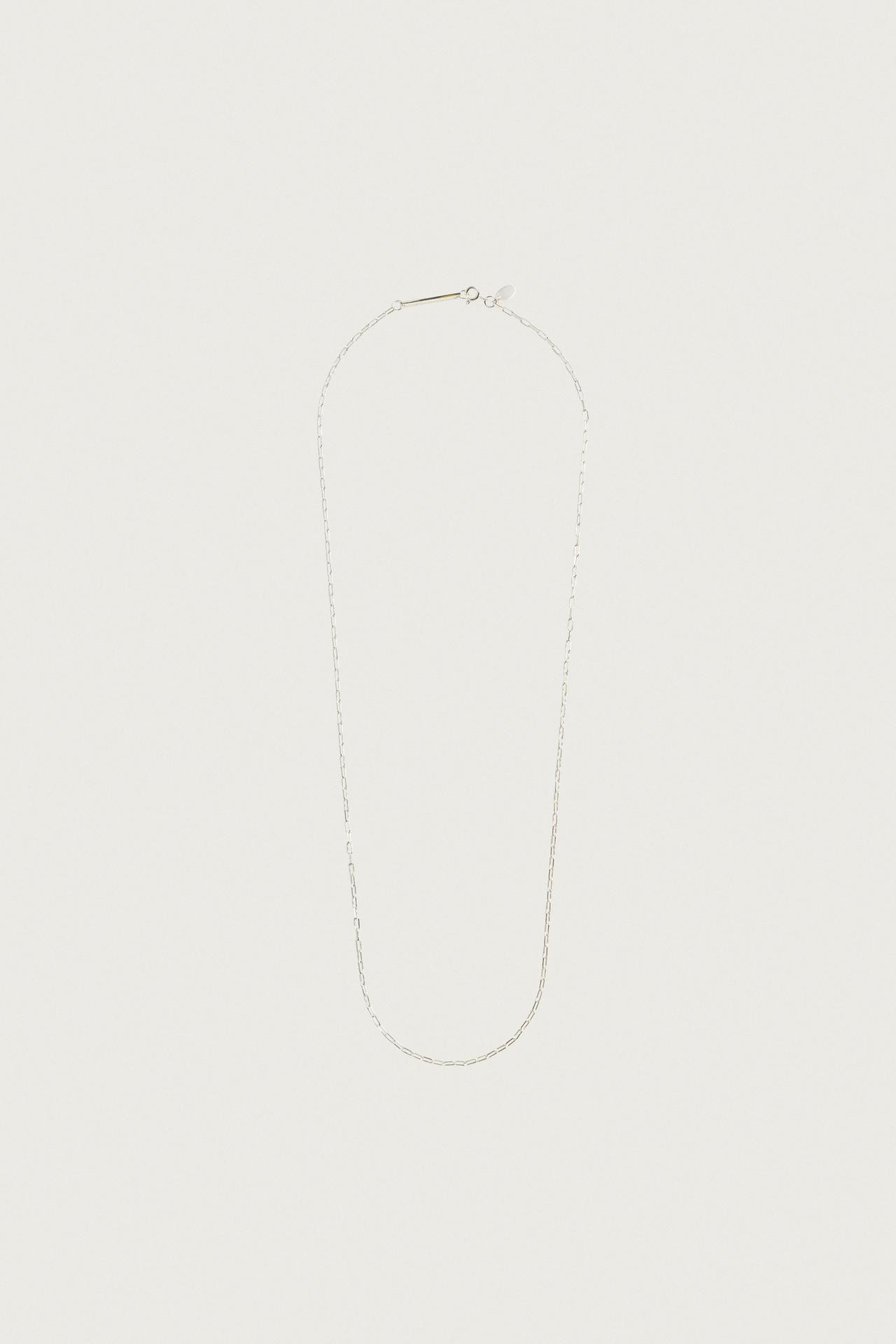 STAINLESS STEEL LINK CHAIN — Silver