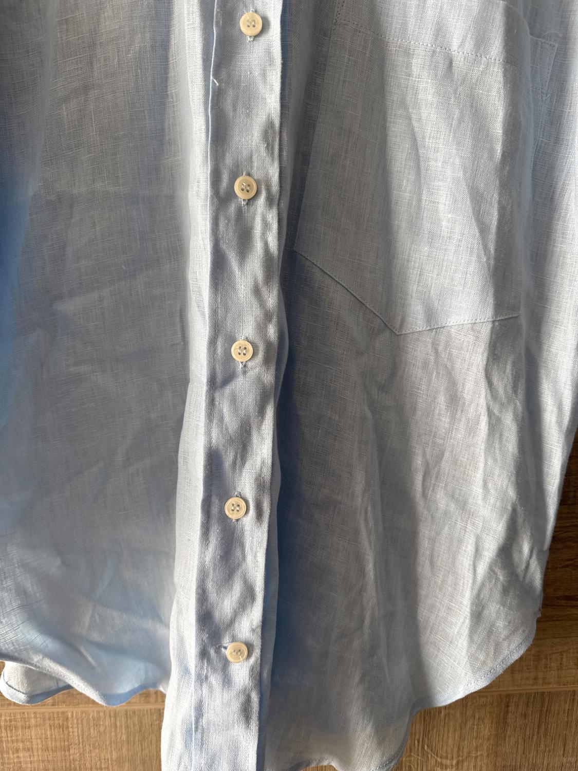 100% LINEN BASIC SHIRT - Image 2