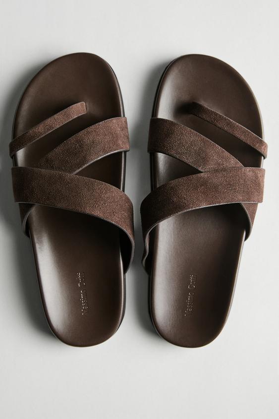 Leather strap sandals from Zara - $180