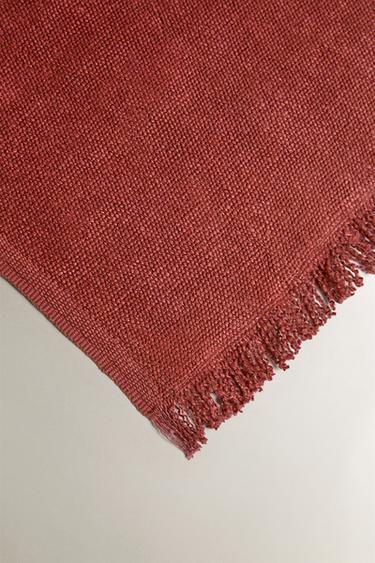 COUVERTURE LIN FRANGES - Tuile de Zara - Image 1