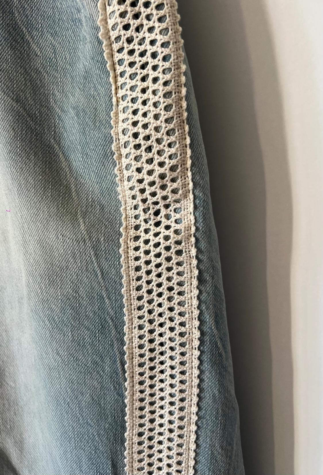 BERMUDA JORTS WITH CROCHET STRIPES - LIMITED EDITION - Image 3