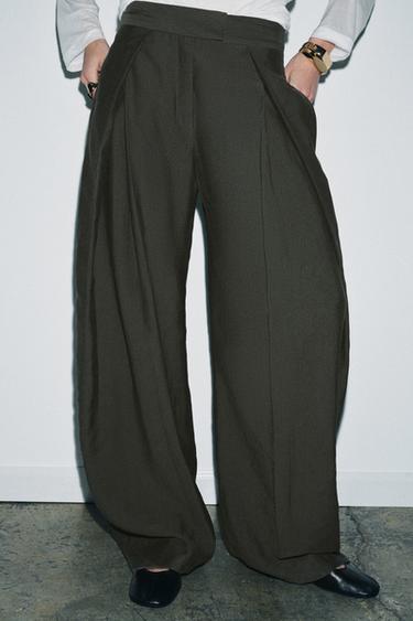 ZW COLLECTION ԼԱՅՆ ՈՏՔԵՐՈՎ ԾԱԼՔԱՎՈՐ ՏԱԲԱՏ - Խակի Zara-ից