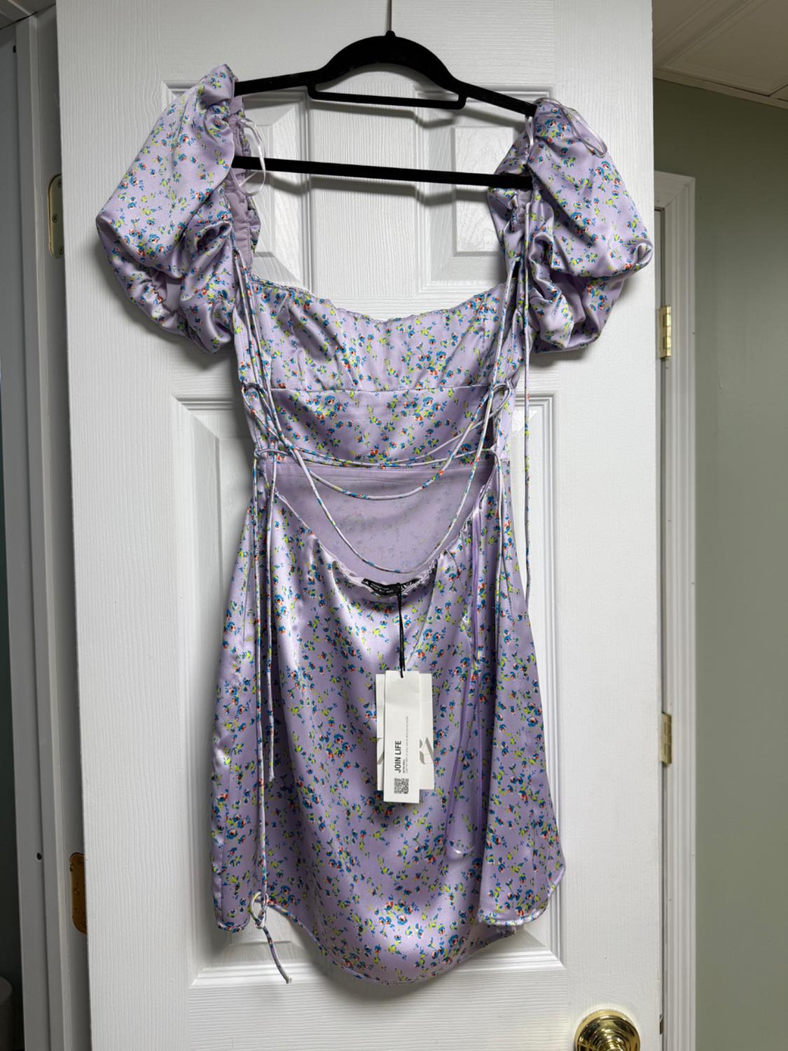 VESTIDO SATINADO ESTAMPADO - Image 2