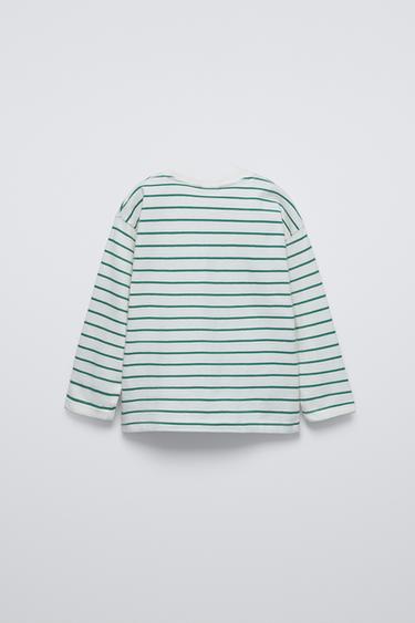 3-PACK OF STRIPED T-SHIRTS - Green by Zara - Image 2