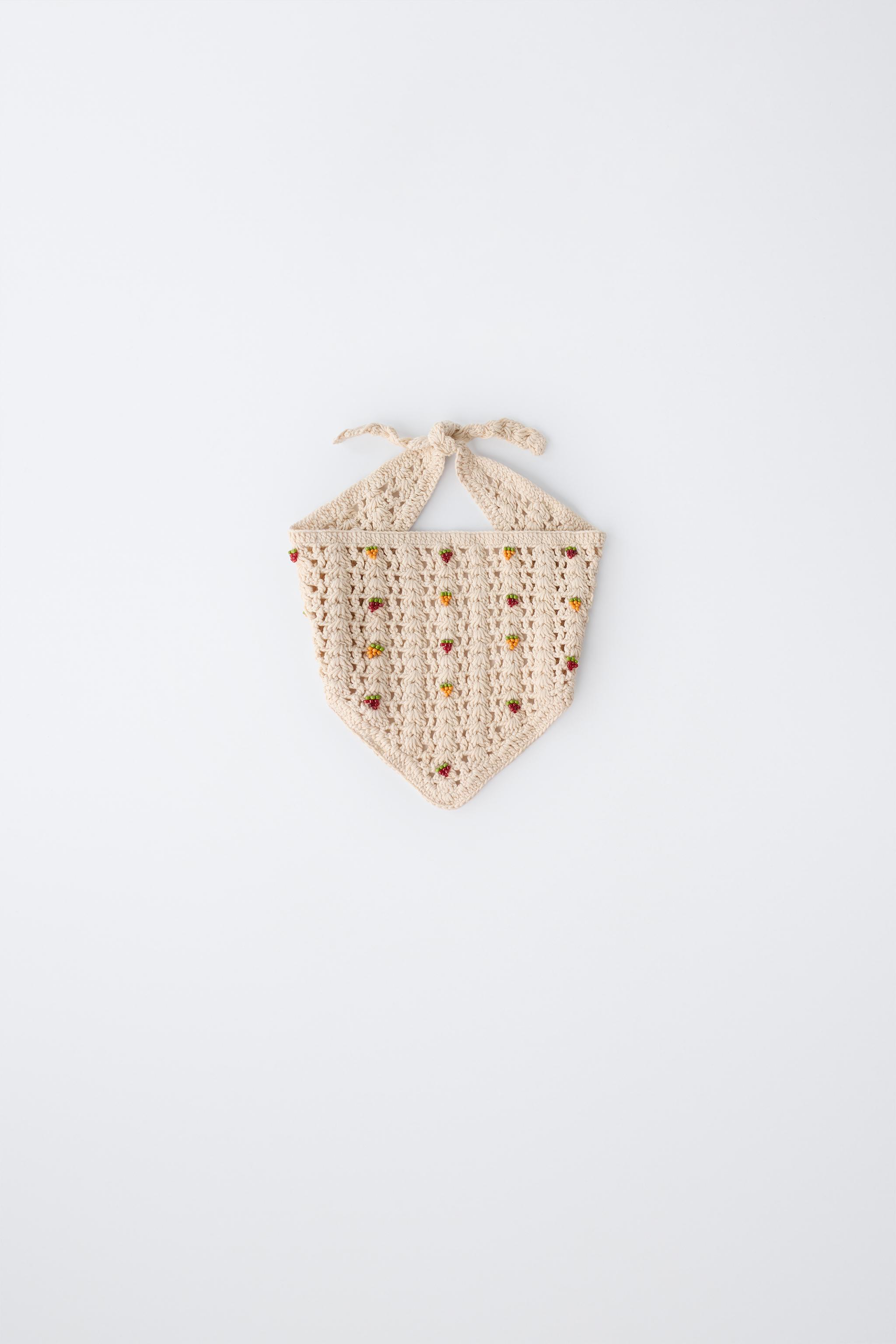 Детские аксессуары Zara CROCHET FRUIT KNIT BANDANA