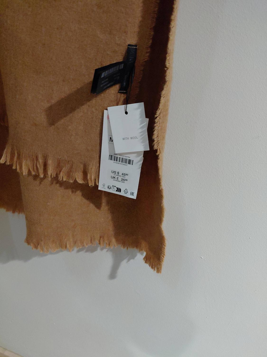 PLAIN WOOL SCARF - Image 2