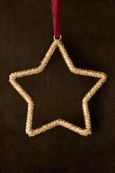 STAR CHRISTMAS TREE DECORATION — Golden 1