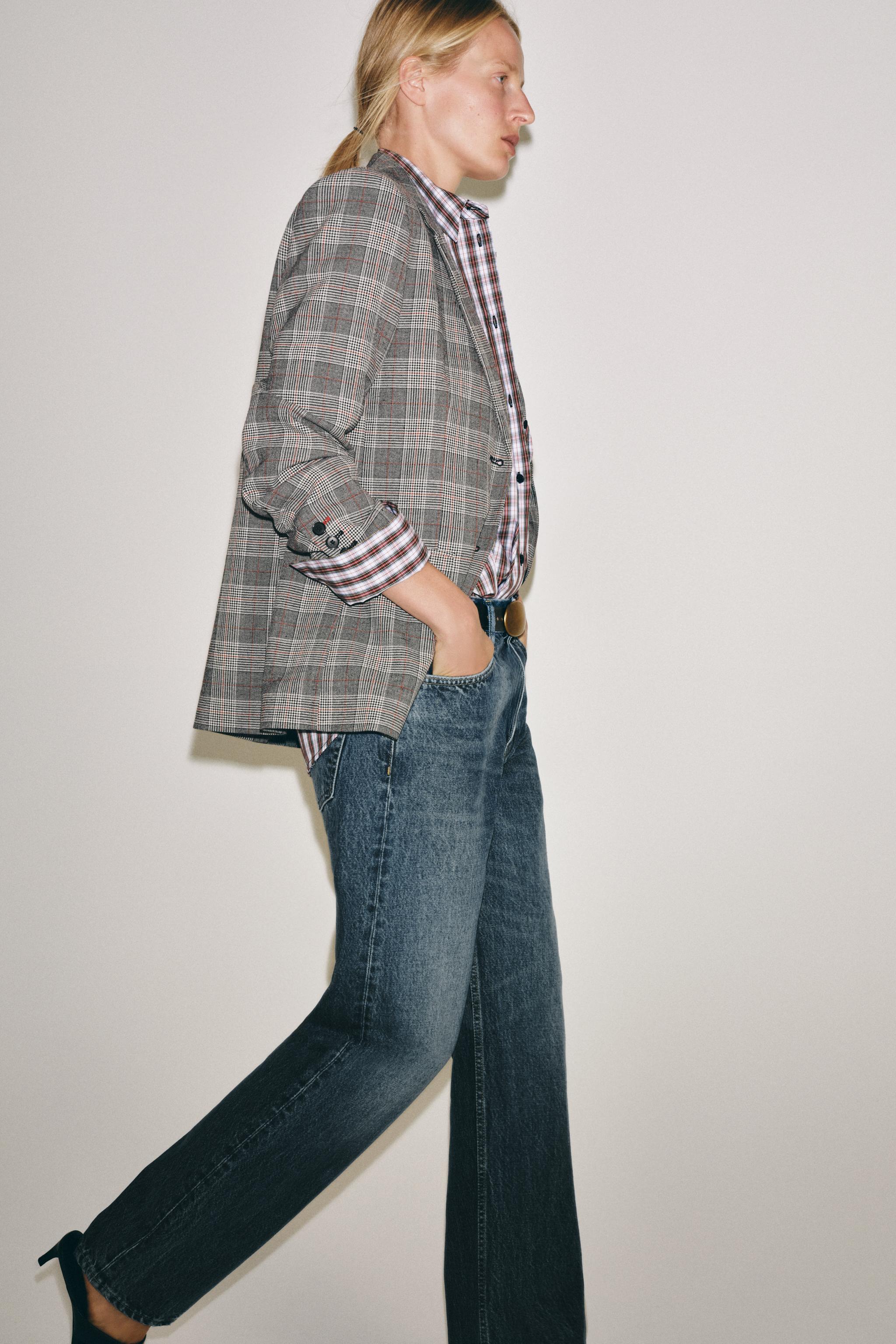ZW COLLECTION PLAID BLAZER