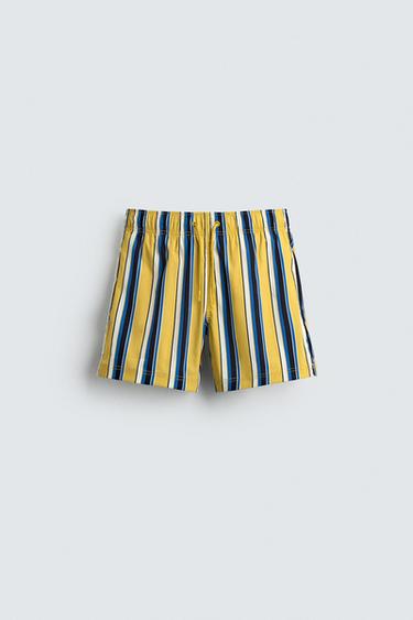 STRIPED MID-LENGTH SWIMMING TRUNKS - various by Zara