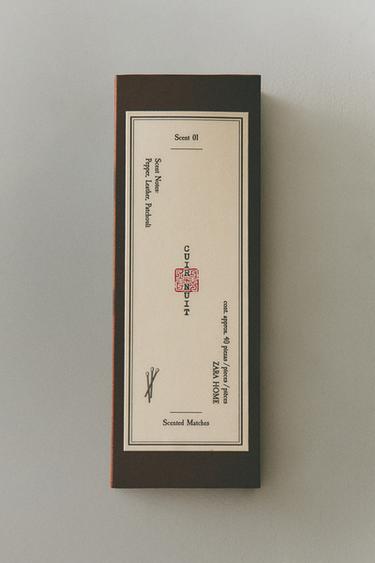 AROMATISCHE STREICHHÖLZER CUIR NUIT - Anthrazitgrau von Zara