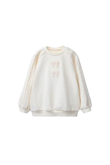 ROMANTIC BOW SWEATSHIRT