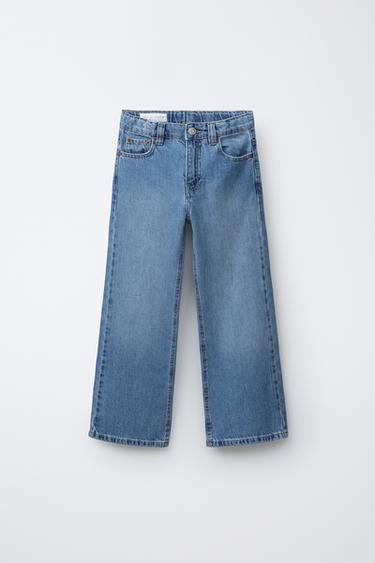 JEANS BOCA DE SINO - Azul da Zara