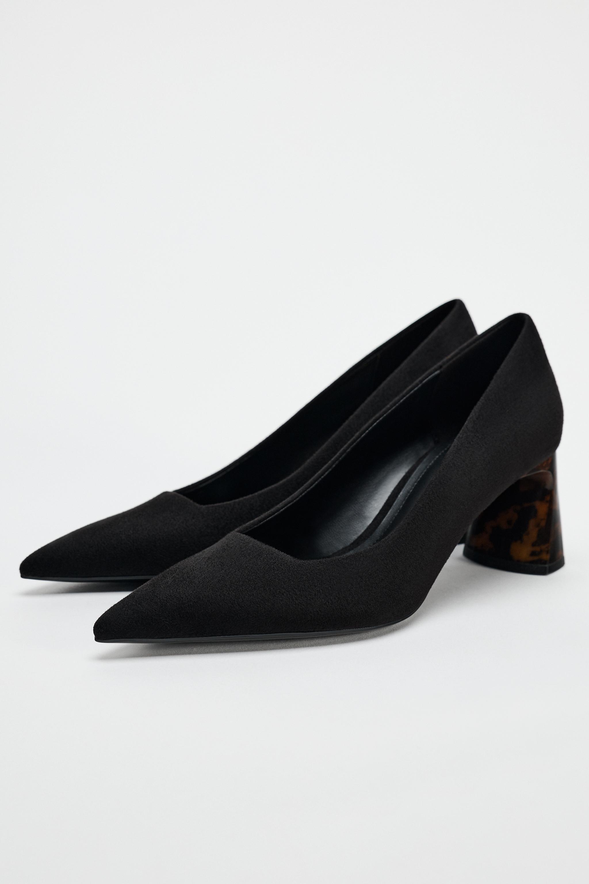 Zara Black Fabric Shoes(Size 2024 39/8)