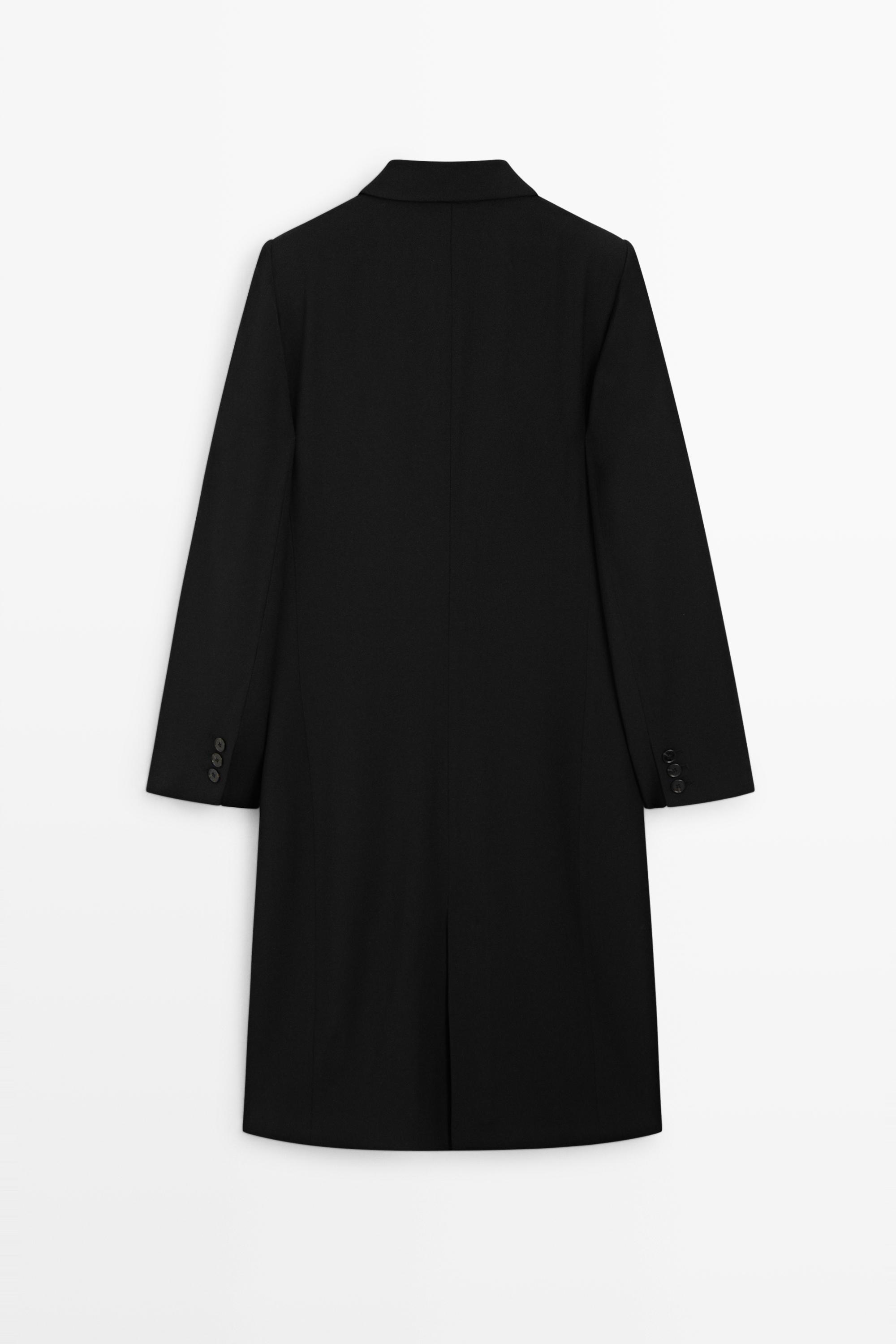 Wool blend coat