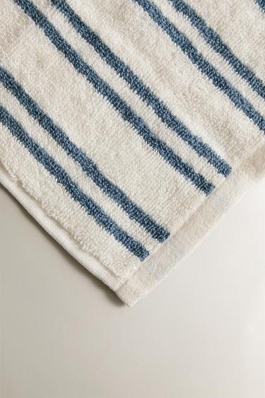 SERVIETTE DOUBLE RAYURE (PACK DE 3) - bleu-poudré de Zara - Image 2